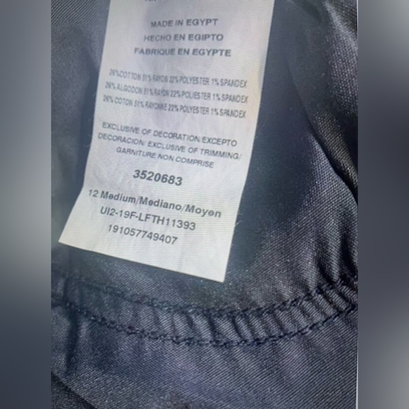 Lee Womens Straight Leg Mid Rise Blue Striped Regular Fit Jeans Size 12 - Picture 10 of 10